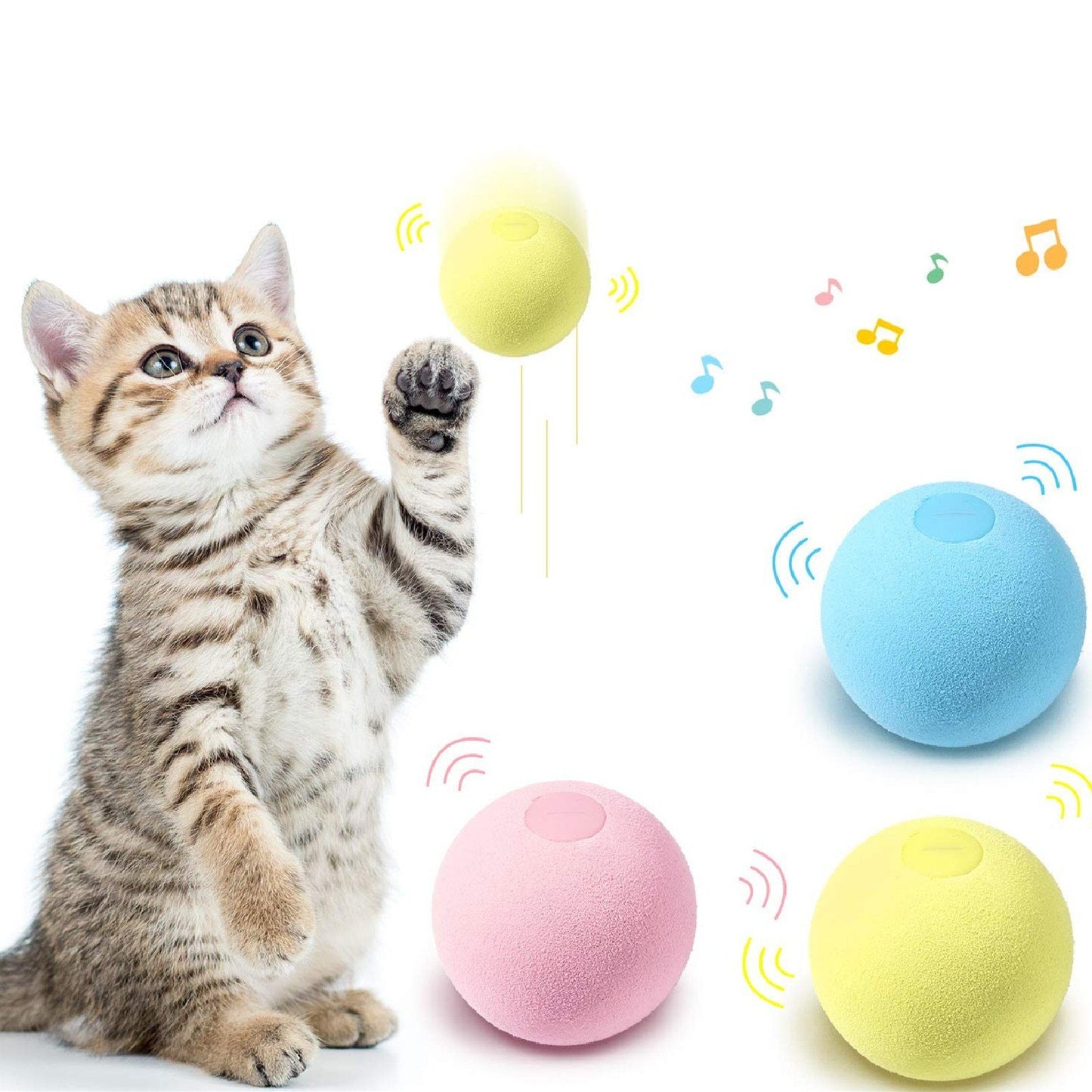 SmartBall™ - Balle intelligente d'apprentissage pour chat - Amant des chats