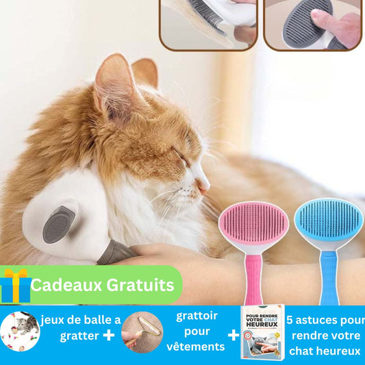 Toilettage relaxant/Grooming brush™ - Amant des chats